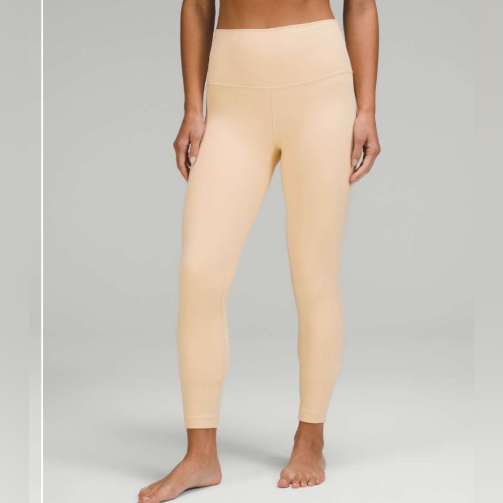 Lululemon Align High-Rise Pant w pockets 25"Prosecco size 6